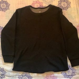Size 2 black thermal long sleeve by Tucker & Tate from Nordstrom